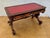 Magnificent Spanish Baroque Revival writing table dating from the 20th century, featuring an elegant leather-inset top...