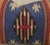 Colorful Mexican Indian weaving pillow.Backing is in a cotton linen backing.The insert is down & feather fill.