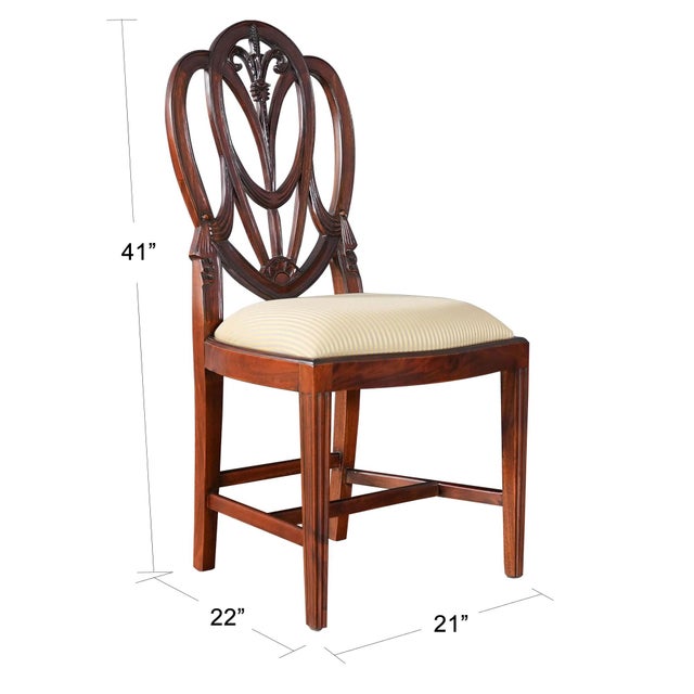 Traditional Niagara Furniture Tall Sweet Heart Chairs, Set of 10 For Sale - Image 3 of 14