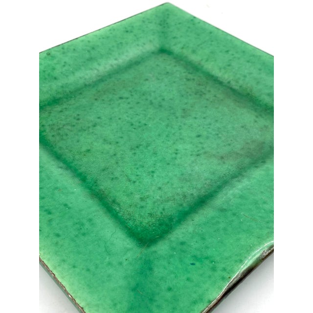 Green Fire-Glazed Ceramic Vide Poche, France, Ca. 1960 For Sale - Image 12 of 12