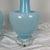Glass Rare Vinatge Blue Murano Glass Lamp Pair For Sale - Image 7 of 10