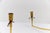 Mid-Century Modern Nine-Armed Brass and Glass Sputnik Lamp, 1950 For Sale - Image 11 of 13