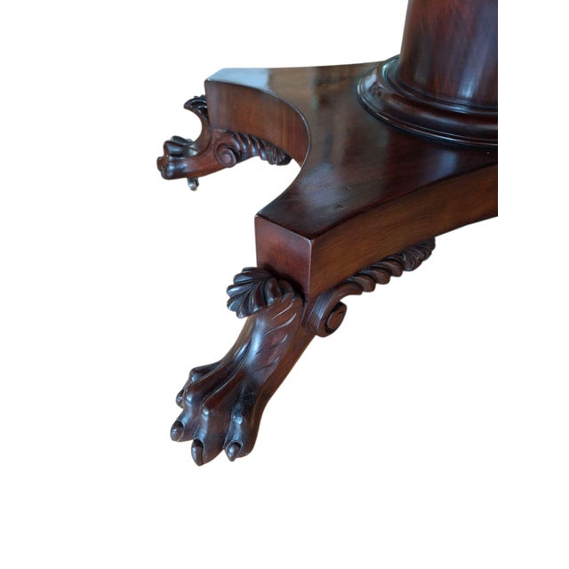 19th Century Mahogany Two-Part Drop Leaf Breakfast/Card Table For Sale - Image 9 of 12