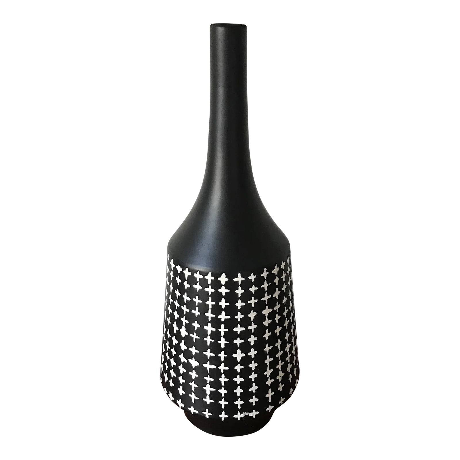 Dwell Studio Global Views Italian Bitossi Style Vase | Chairish