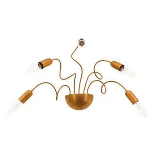Adjustable Wall Light in Brass For Sale