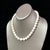 Natural South Sea Pearl Diamond Necklace 14k W Gold Certified For Sale - Image 9 of 9