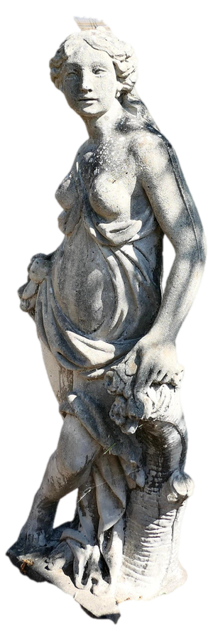 French Artist, Statue of Diana, 1950, Cast Stone