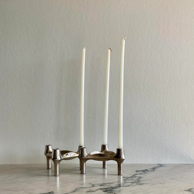 1970s Nagel Candlesticks, 1970s, Set of 2 For Sale - Image 5 of 7