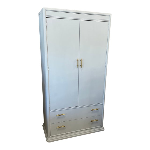 Vintage Thomasville Painted Wardrobe For Sale