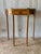 Early 20th Century Vintage Louis XVI Style Mahogany Serpentine Console With Bronze Gallery For Sale - Image 5 of 8