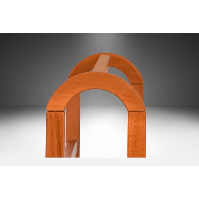 1970s MidCentury FBJ Mobler Danish Denmark Teak Blanket Stand Rack For Sale In Baltimore - Image 6 of 12