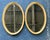 Late 20th Century Vintage Boho Gilt Laurel Leaf Oval Mirror - A Pair For Sale - Image 5 of 10