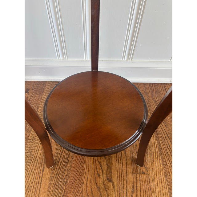 Late 20th Century Mid to Late Twentieth Century Italian Made Solid Wood Curvy Play Stand With Cabriole Legs For Sale - Image 5 of 8