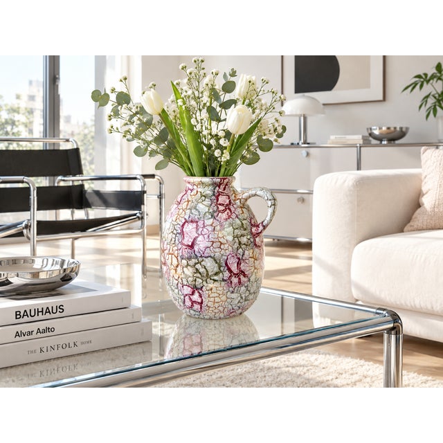 Large Ceramic Floor Vase from Scheurich, Germany, 1970 For Sale - Image 9 of 10