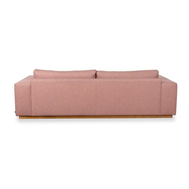 Sepia Fabric Three-Seater Rosé Pink Sofa from Bolia For Sale - Image 10 of 12