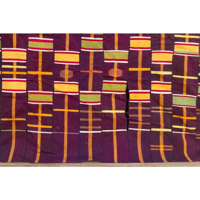 Large Antique Royal Asante Tapestry For Sale - Image 4 of 7