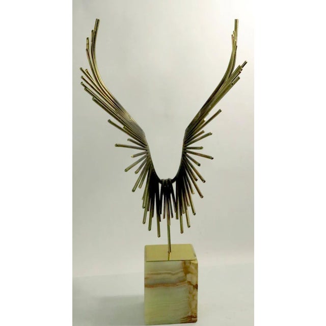 Brutalist Bird in Flight Sculpture by Jere For Sale In New York - Image 6 of 6