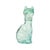 Glass Small Glass Cat Carafe by Vetreria Etrusca Glassware, 1960s For Sale - Image 7 of 11