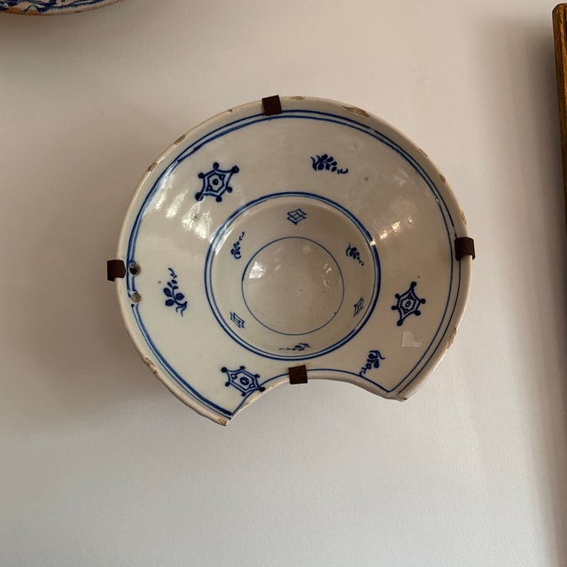 Mid 19th Century Antique Spanish Ceramic Lebrillo For Sale - Image 5 of 6