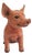 Handcrafted Porcelain Figurine of a Piglet by B. Bizotto for Capodimonte, Italy, 1970s For Sale