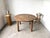Brutalist Brutalist Round Table in Oak, 1950s For Sale - Image 3 of 18