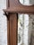 Antique French Provincial Carved Oak Hall Mirror with Beveled Glass and Shelf, 1890 For Sale - Image 9 of 15