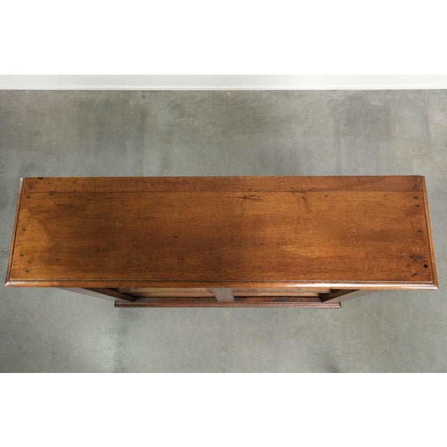 Antique Mid-19th Century English Oak Bookcase For Sale - Image 5 of 12