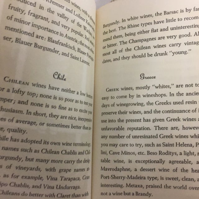 1960s Vintage Wine Themed Books - A Pair For Sale - Image 5 of 10