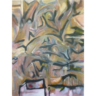 "Flock" Large Abstract Avian Oil and Acrylic Painting by Scott Spencer For Sale