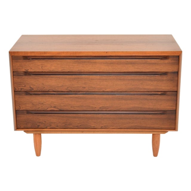 Vintage Danish Teak Chest of Drawers by Ib Kofod Larsen for Faarup Møbelfabrik, 1960 For Sale