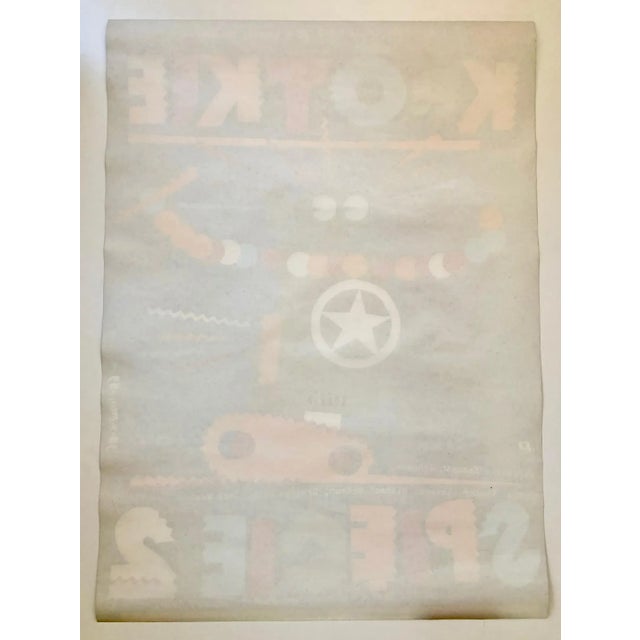 Movie Poster Krótkie Spięcie from Erol, 1989, in Flawless conditions. Designed 1980 to 1989 This piece has an attribution...