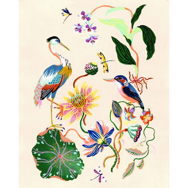 "Marsh Garden" Contemporary Giclee Print by Sarah Gordon For Sale