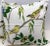 Pair of 22" Square Pillows With Vintage Inspired Bird & Floral Print - Made in UK. This pair of 22" square pillows were...