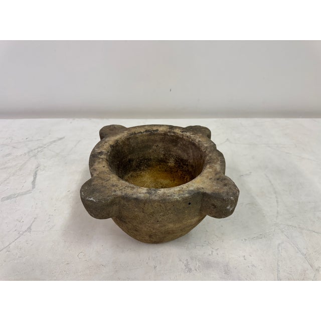 Antique 19th Century Carved Mortar For Sale - Image 3 of 10