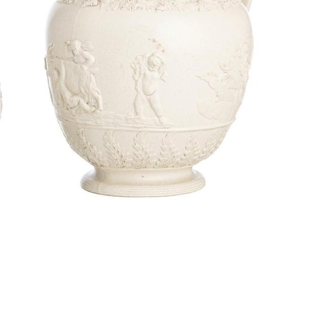 Earthenware Mugs attributed to Minton and Wedgwood, 19th Century, Set of 2 For Sale - Image 5 of 6