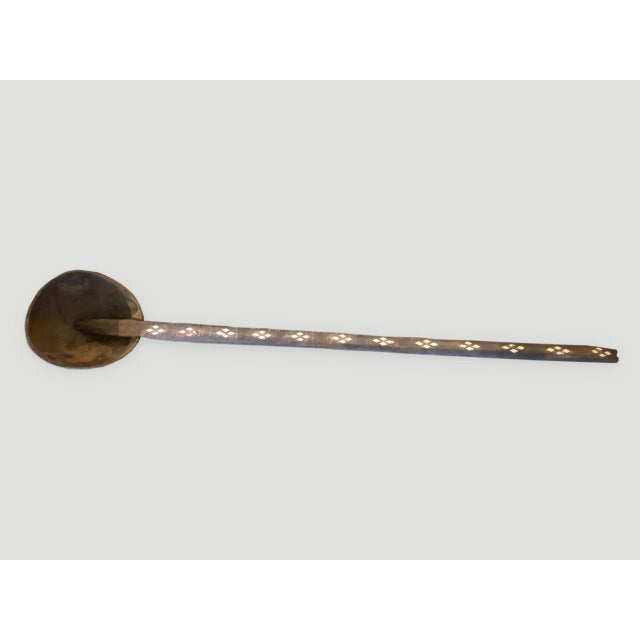 Antique Large Wood and Coconut Shell Ladle For Sale - Image 14 of 18