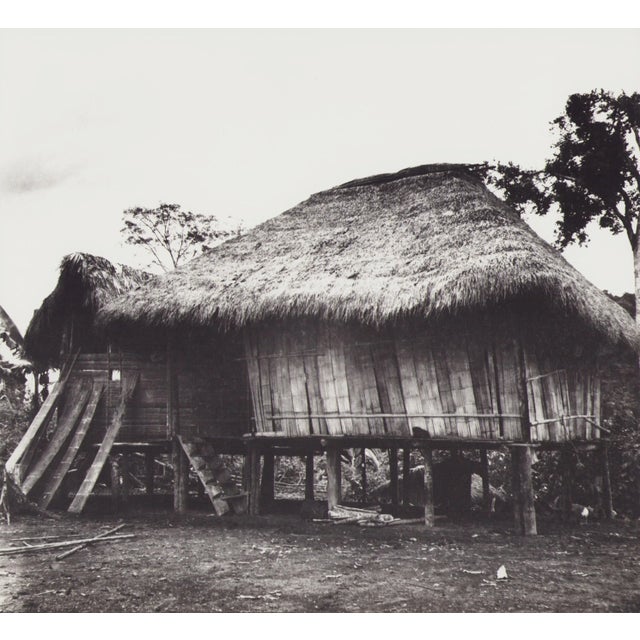 Hanna Seidel, Ecuadorian Indigenous House, Black and White Photograph, 1960s For Sale - Image 3 of 3