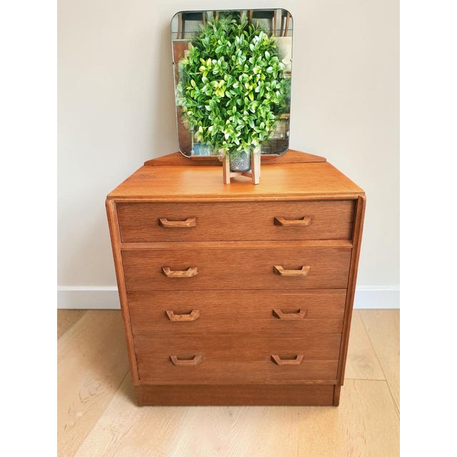 Mid-Century Brandon Chest of Drawers in Oak with Mirror from G-Plan, 1950s For Sale - Image 6 of 18