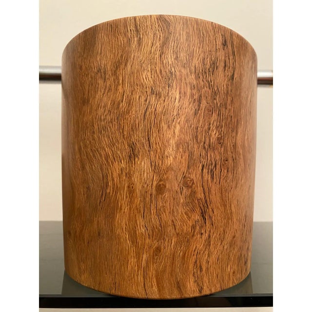 Wood Large Turned Wood Vessel Vase by Leon Novikoff For Sale - Image 7 of 8