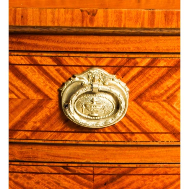 Brown 19th Century Satinwood & Inlaid Bedside Cabinet For Sale - Image 8 of 16