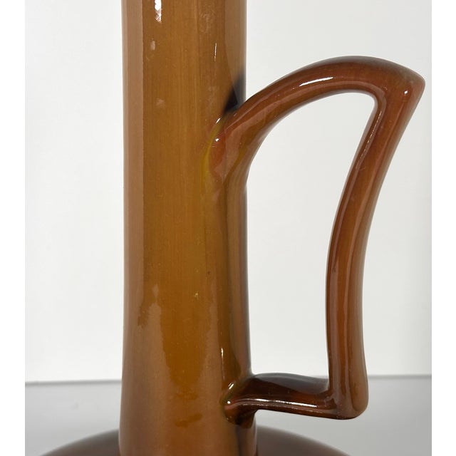 Ceramic Clement Massier Golfe Juan Art Pottery Chamberstick c.1900 For Sale - Image 7 of 18