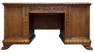 Vintage Neo-Renaissance Desk, 1950