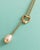 Metal Tiffany & Co Elsa Peretti 18k Yellow Gold Open Heart Lariat Necklace For Sale - Image 7 of 9