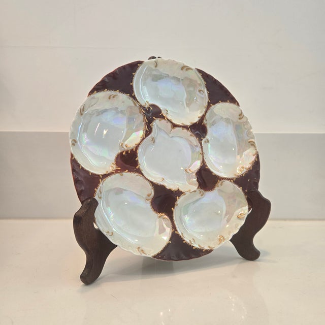 Antique Haviland Limoges Oyster Plate For Sale - Image 16 of 18
