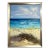 Contemporary Dune Seascape Scene by Seibene, Original Oil on Canvas, Framed For Sale