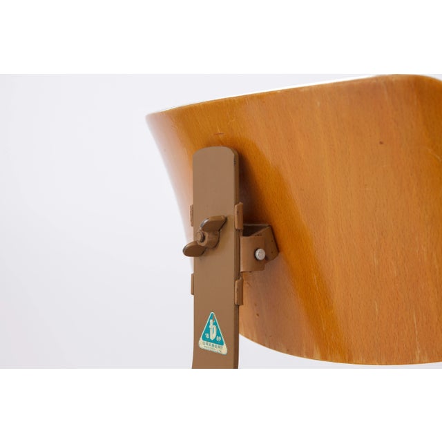 Industrial Vintage German Industrial Chair from Drabert, 1960s For Sale - Image 3 of 10