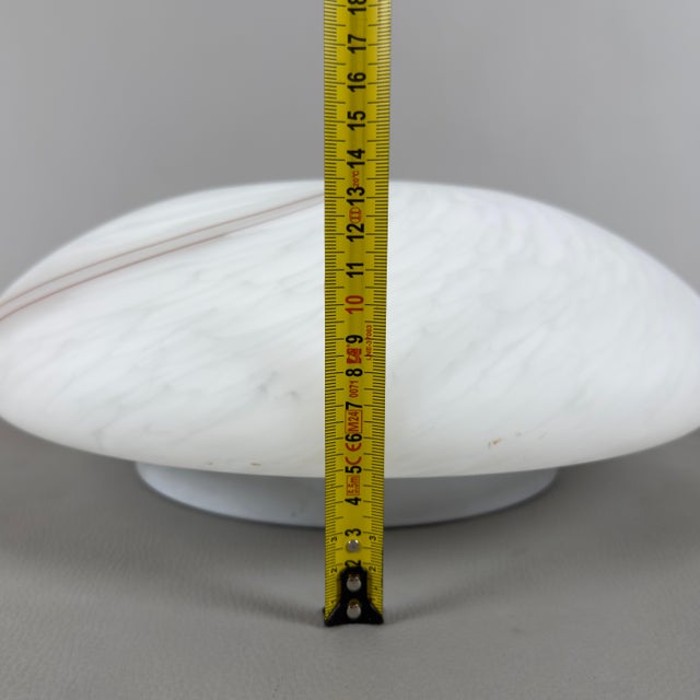 Modern Spiral Satin Murano Glass Ceiling Lamp, 1970s For Sale - Image 12 of 13