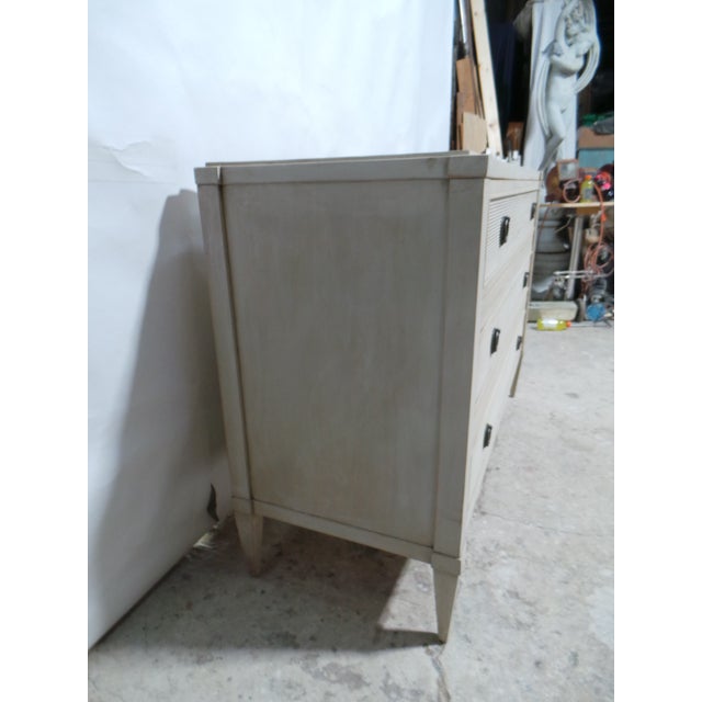 Gustavian (Swedish) Swedish Gustavian Style 3 Drawer Chest of Drawers For Sale - Image 3 of 9