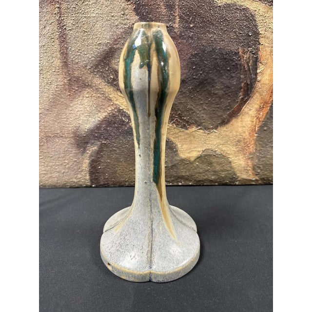 Art Nouveau Ceramic Lamp, 1890s For Sale - Image 6 of 7