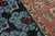 Textile Vintage Turkish Distressed Rug With Blue Geometric Patterns, From Rug & Kilim For Sale - Image 7 of 7